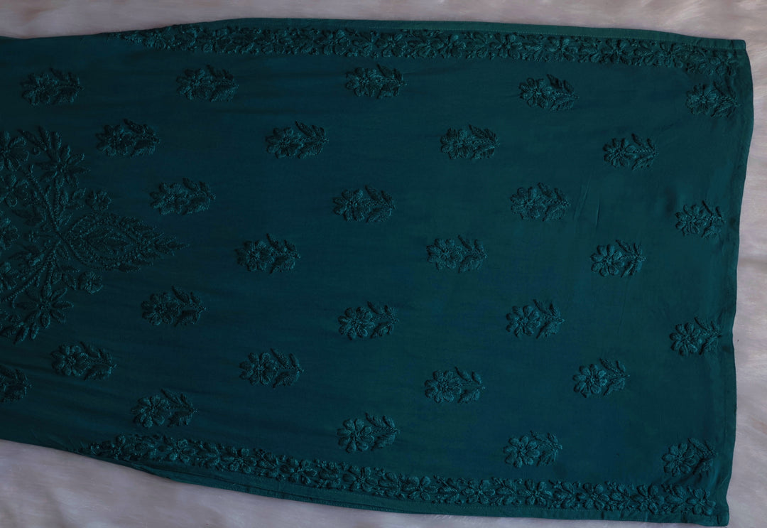 Iqra Deep Green 2 piece Rayon set