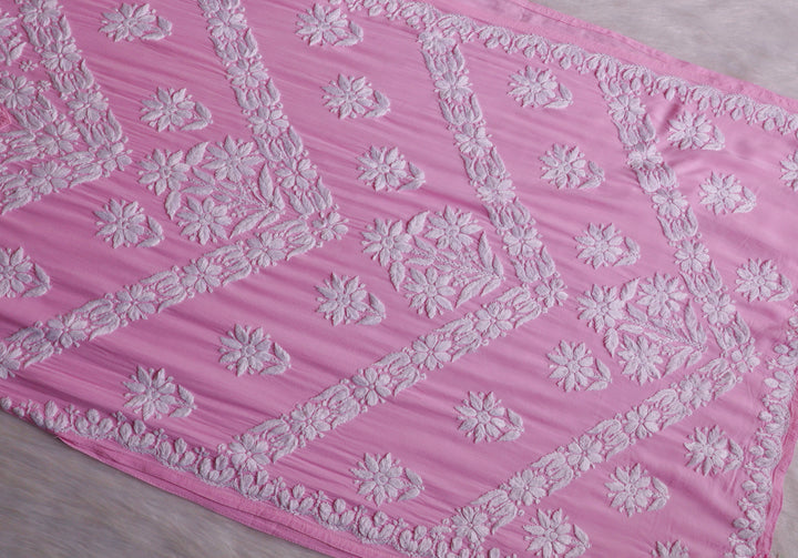 Zahrah Baby Pink Pure Modal set