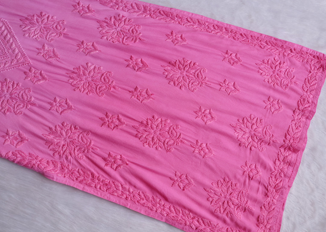 Nagma Baby Pink 2 piece Rayon set