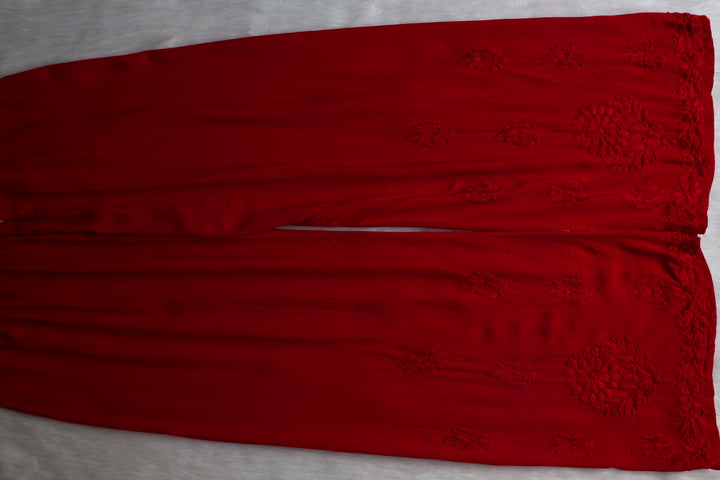 Anam Red Modal Ombre Kurta Pant set
