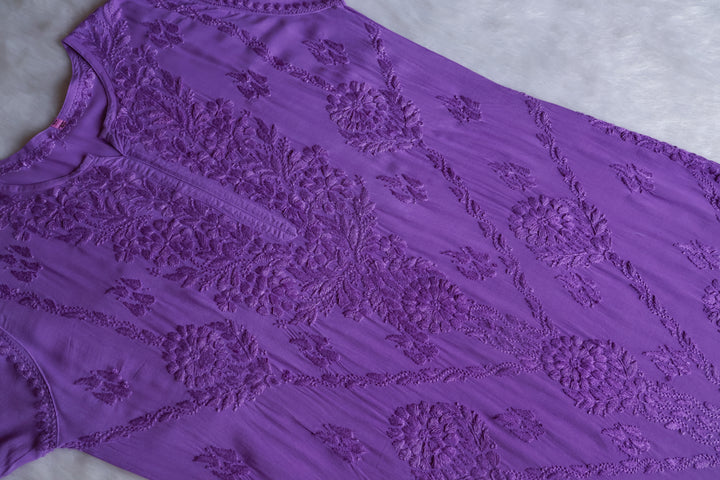 Anam Lavender Modal Ombre Kurta Pant set