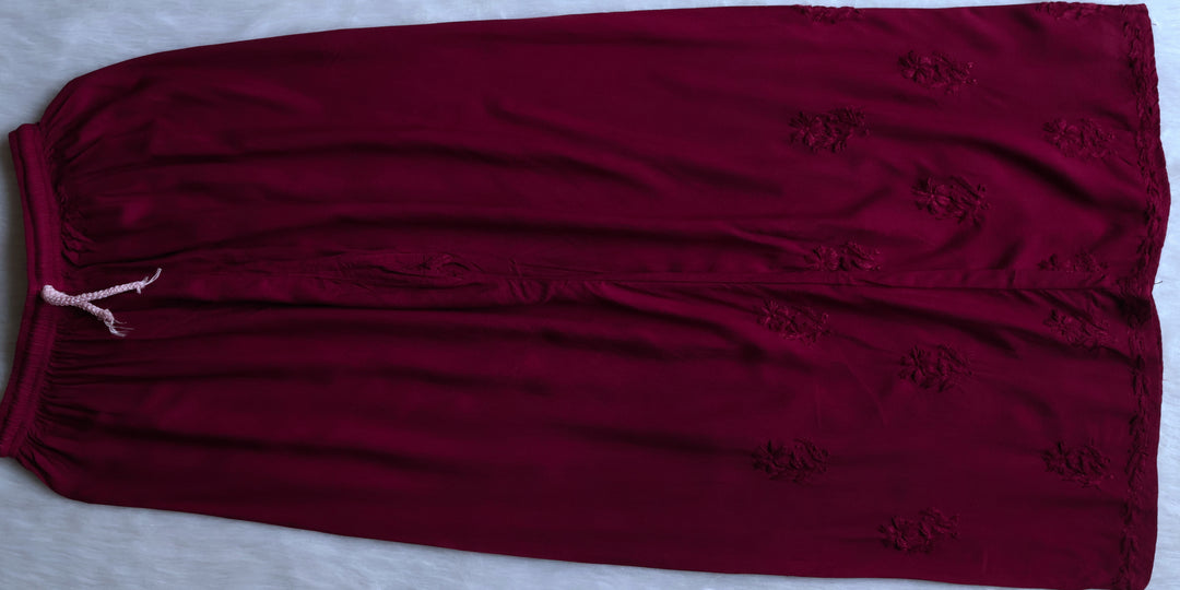 Amirah Deep Plum 2 piece Rayon set