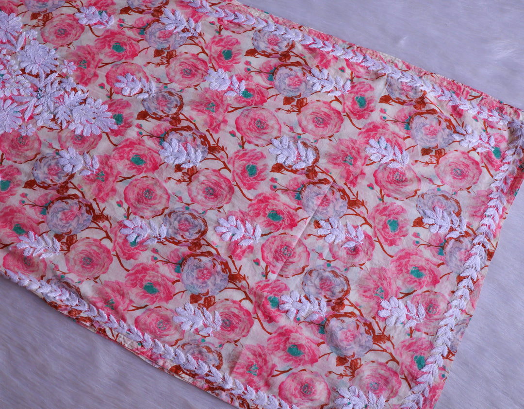 Noor Baby Pink Pure Mulmul set