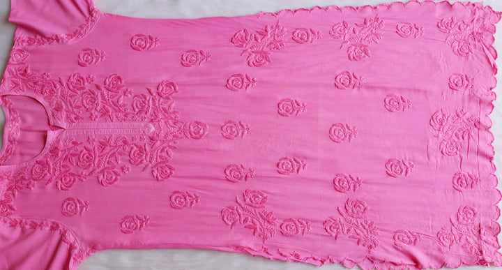 Gul Baby Pink Scalloped Rayon set