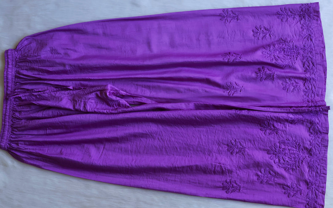 Meerab Lavender Pure Chanderi set