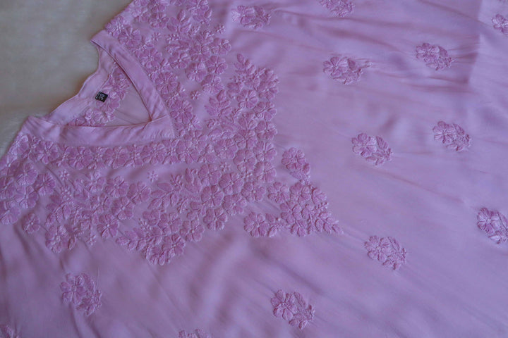 Sadiya Lavender Luxe Muslin Kaftan