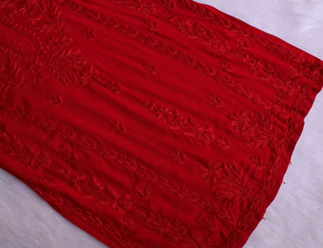 Mehreen Red Modal short top