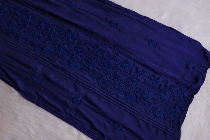 Mayra Royal Blue Pure Muslin Kurta