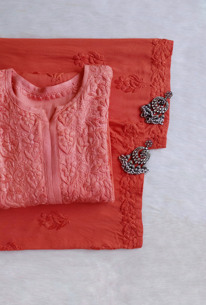 Farhaa Rose Pink 2 piece Rayon set