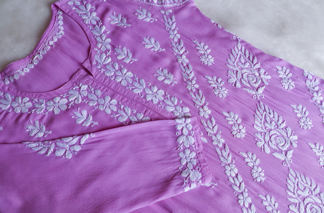Mahnoor Lavender Pure Modal set