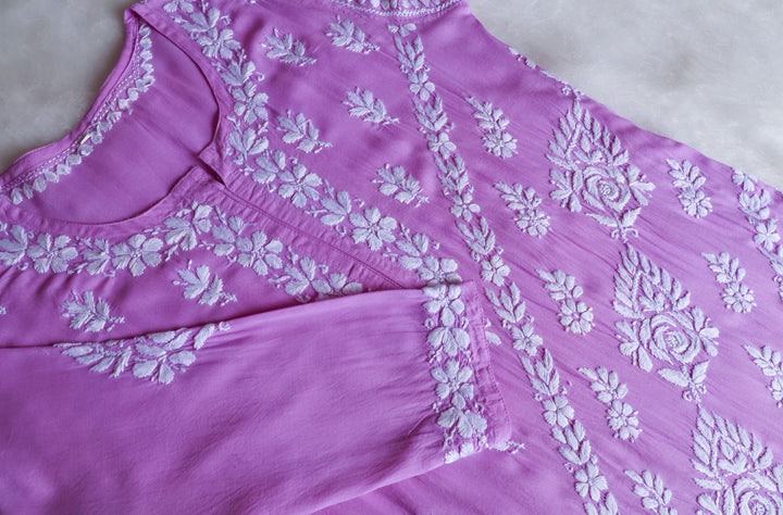 Mahnoor Lavender Pure Modal set