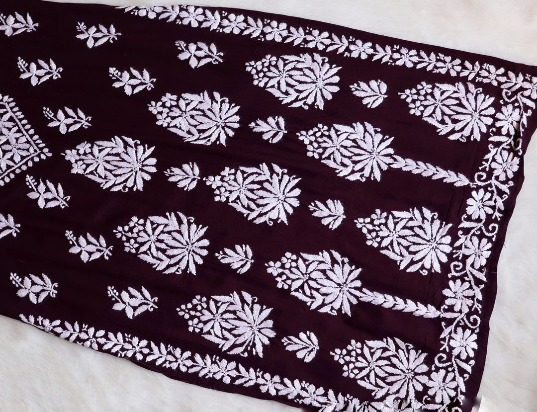 Amaara Chocolate Brown Rayon Kurta Set