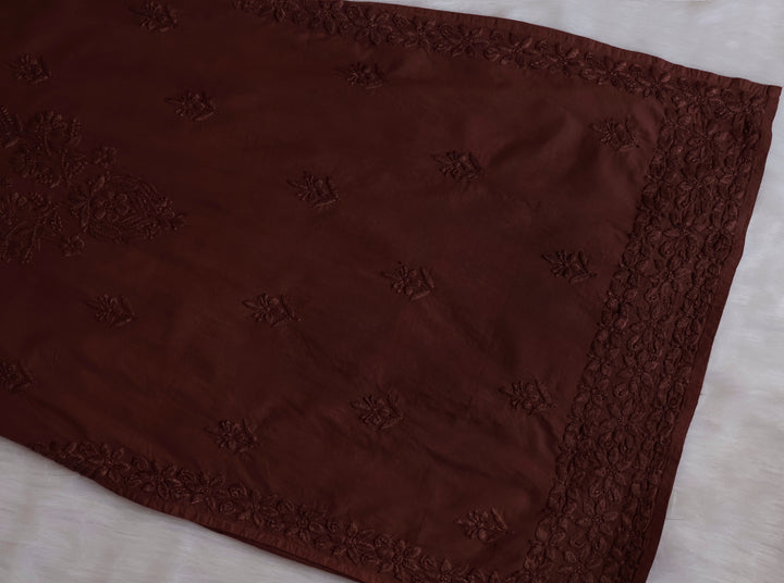 Anahira Chocolate Brown Cotton Kurta