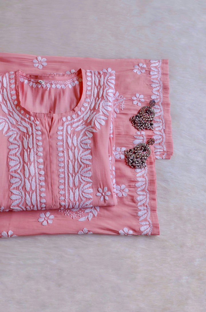 Anaisha Rose Brown Silk Crepe Kurta set