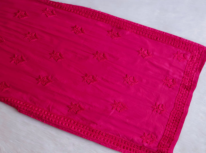 Saleha Deep Pink Cotton Kurta