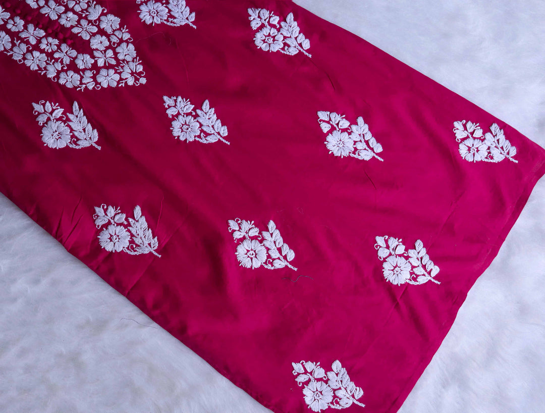 Amaara Deep Pink Cotton Kurta