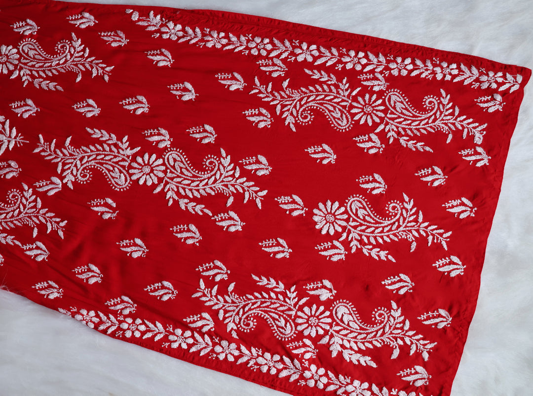 Lily Red Long Modal Kurta