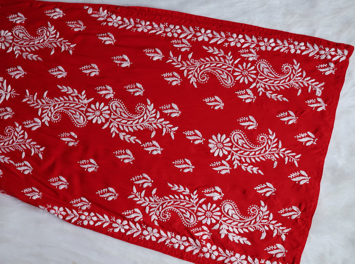 Lily Red Long Modal Kurta