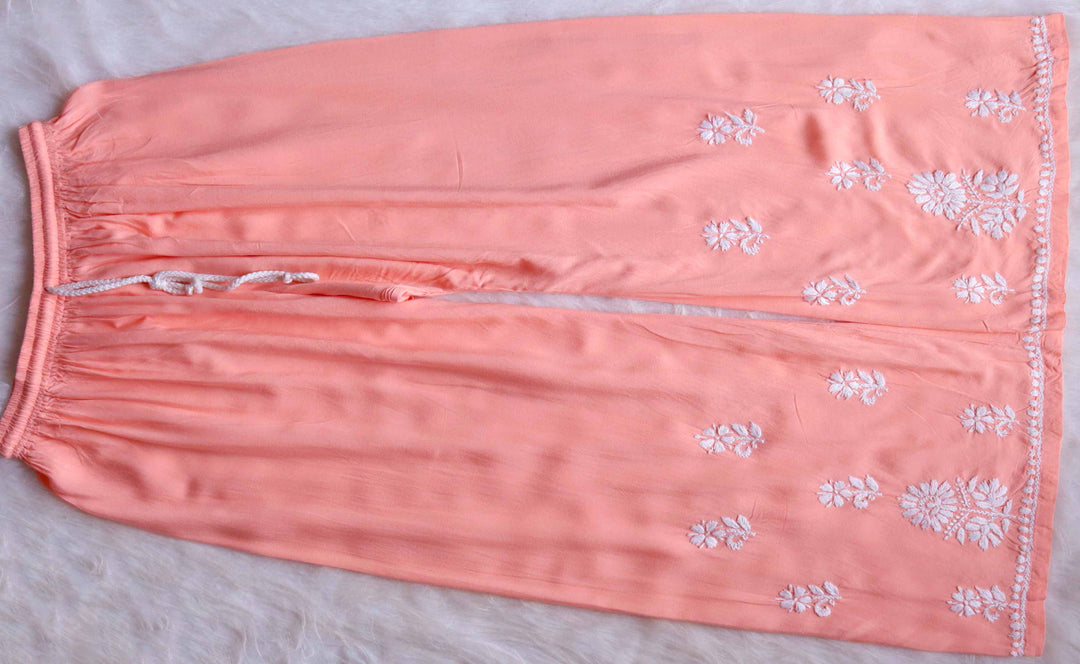 Gul Peach Rayon Kurta Pant set