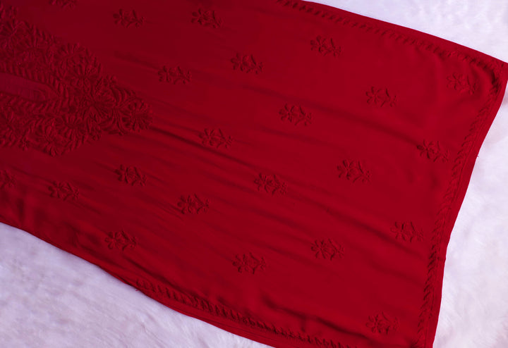 Amirah Maroon Long Rayon kurta