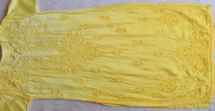 Ruhaab Pastel Yellow Pure Chanderi set