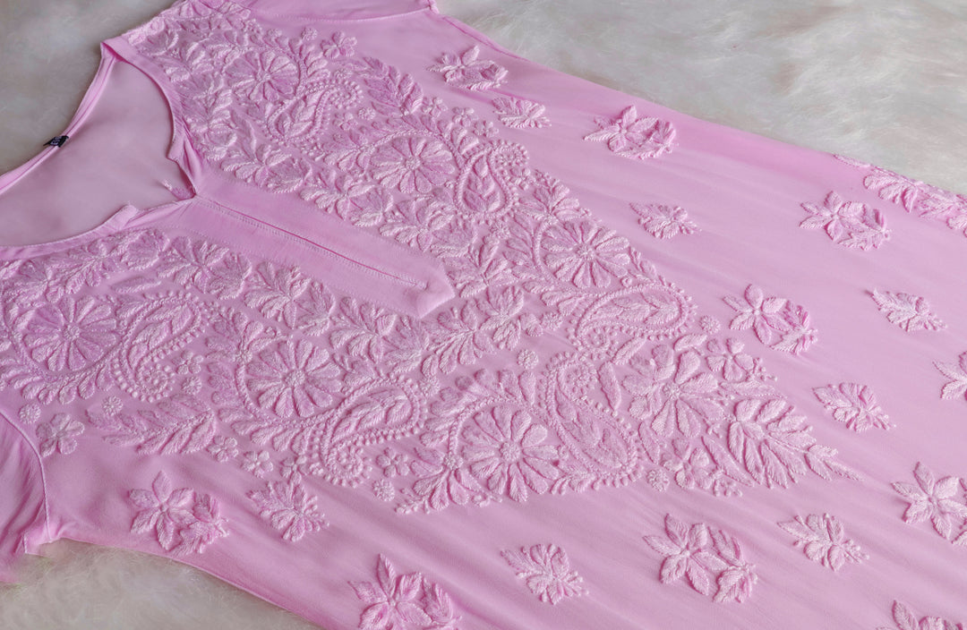 Zimra Baby Pink Viscose 3 Piece Set