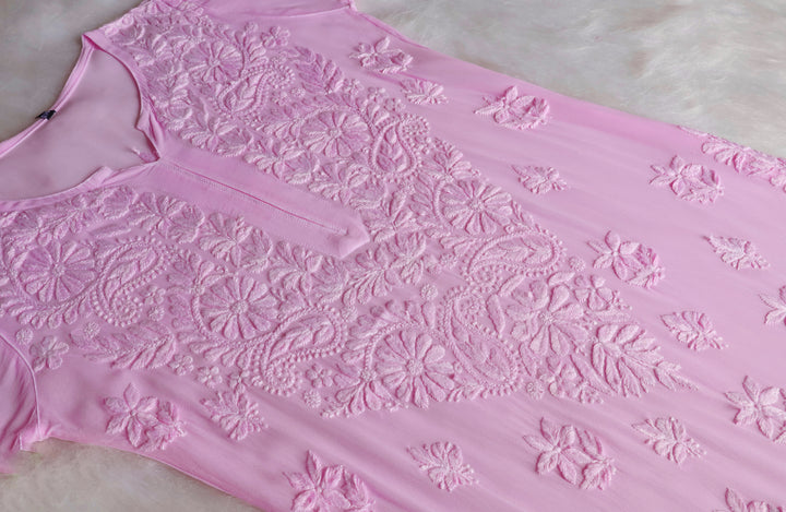 Zimra Baby Pink Viscose 3 Piece Set