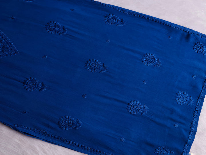 Alina Royal Blue Long Rayon Kurta