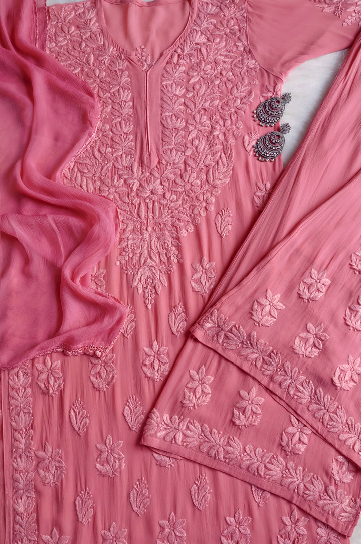 Zimra Rose Brown Viscose 3 Piece Set