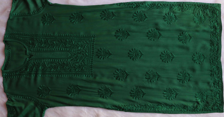 Duaa Deep Green Modal Kurta Pant set