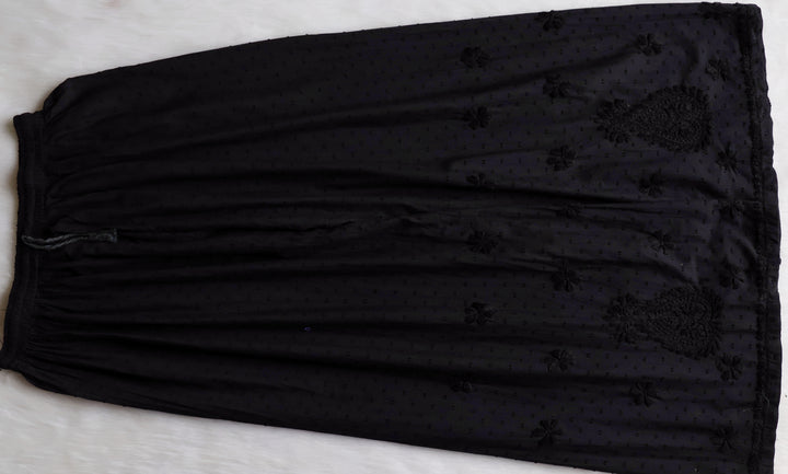 Nazakat Black 3 Piece Cotton Kurta set