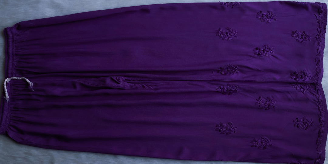Amirah Deep Purple 2 piece Rayon set
