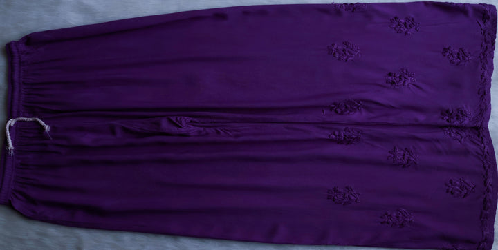 Amirah Deep Purple 2 piece Rayon set