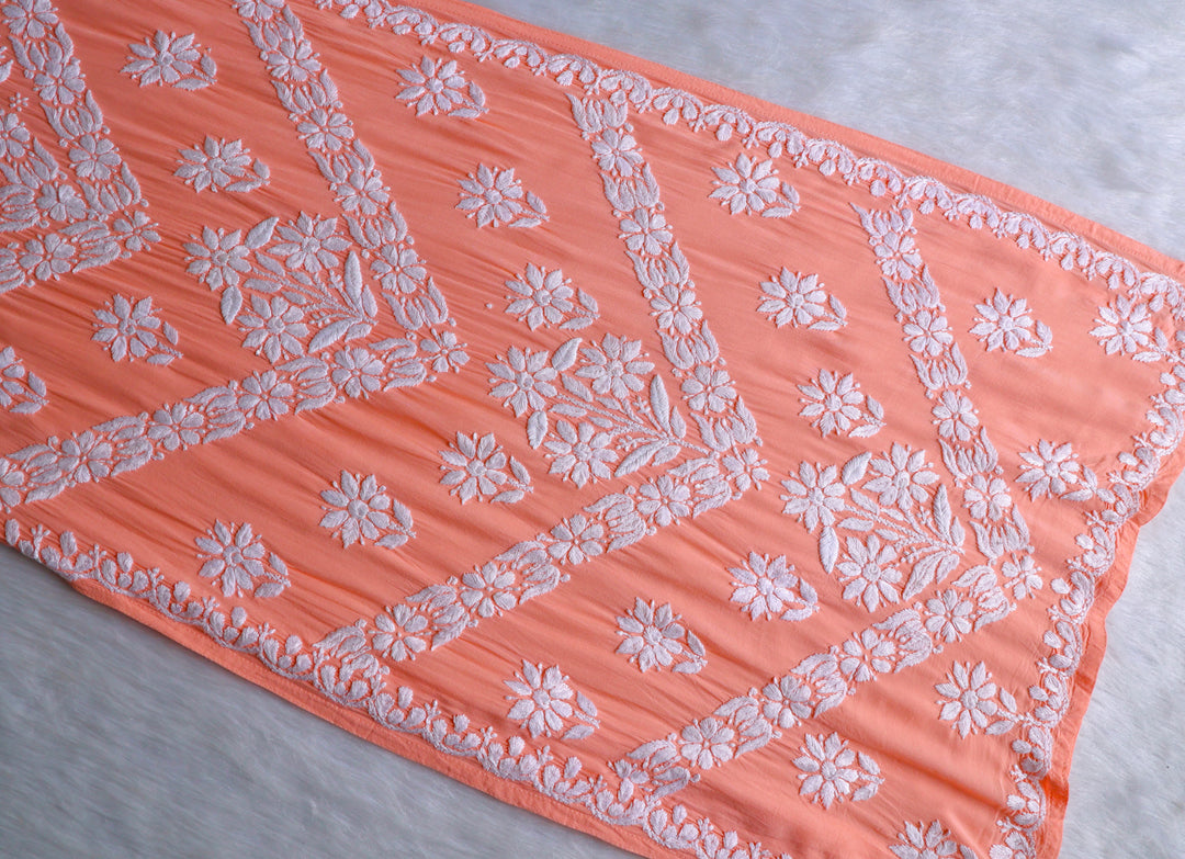 Zahrah Pastel Peach Pure Modal set