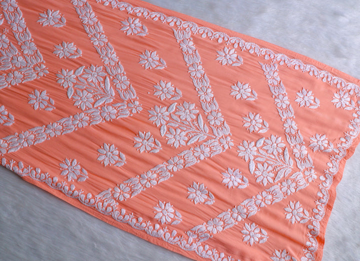 Zahrah Pastel Peach Pure Modal set