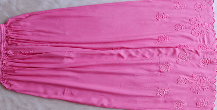 Gul Baby Pink Scalloped Rayon set