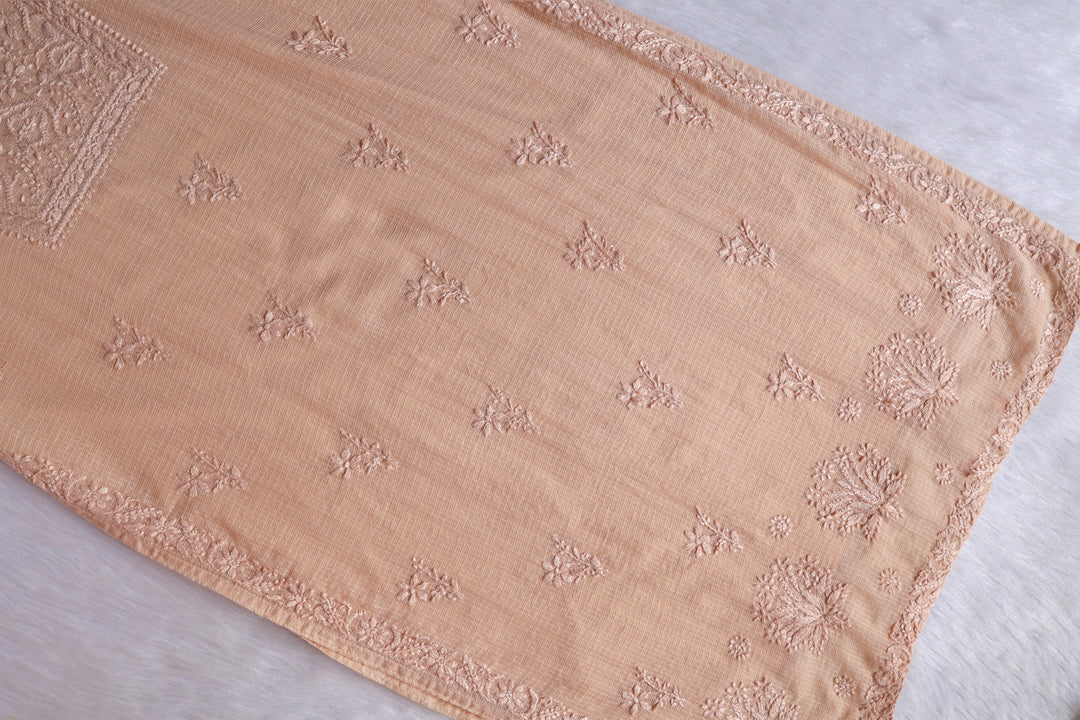 Renisa Beige Soft Kota Kurta