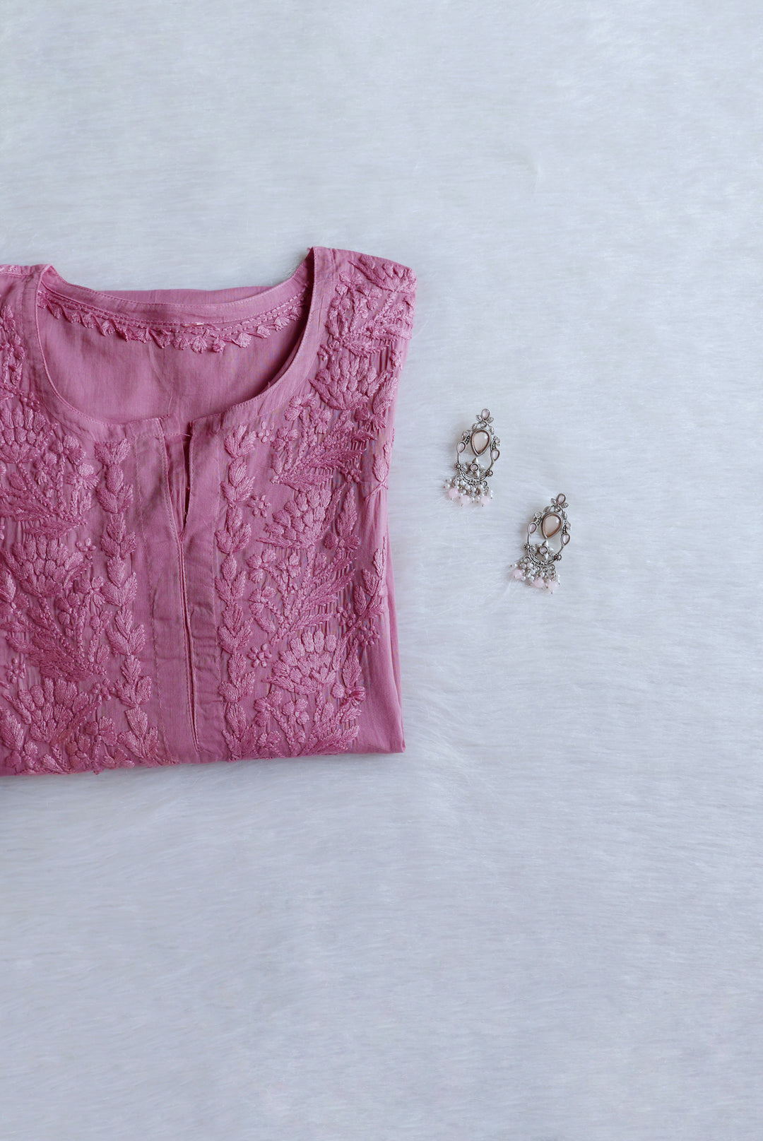 Mariam Dusty Purple Pure Cotton Kurta