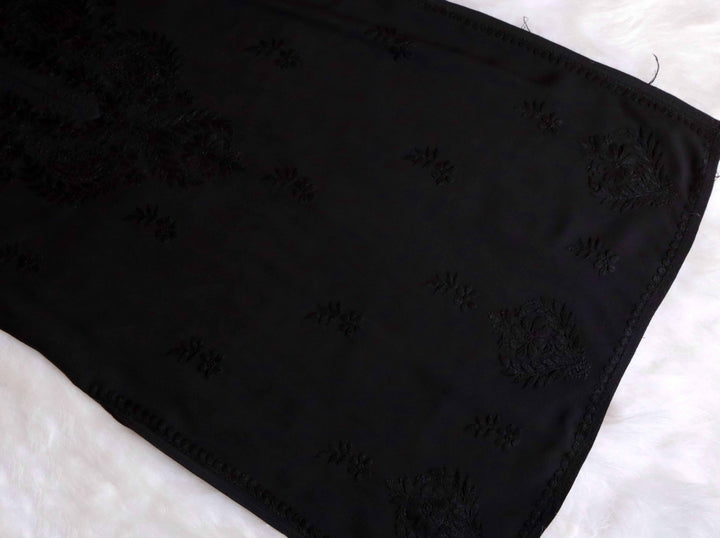 Nazakat Black 2 piece Rayon set