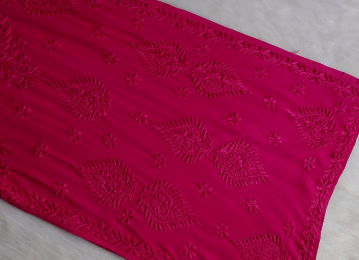 Zobia Deep Pink 2 piece Rayon set
