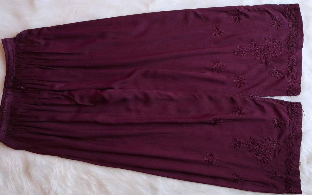 Farhaa Plum 2 piece Rayon set