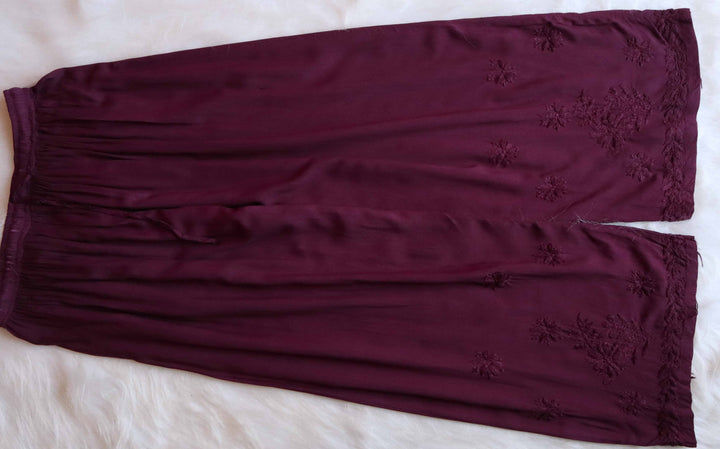 Farhaa Plum 2 piece Rayon set
