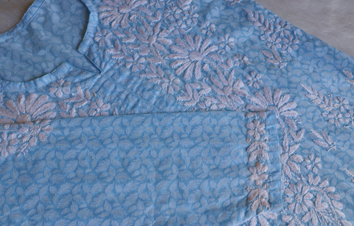 Zargul Sky Blue Pure Cotton set