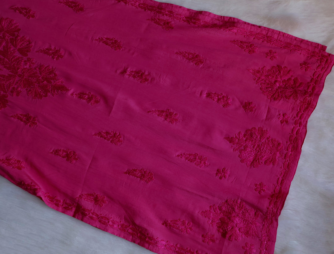 Alanah Deep Pink Chanderi Kurta