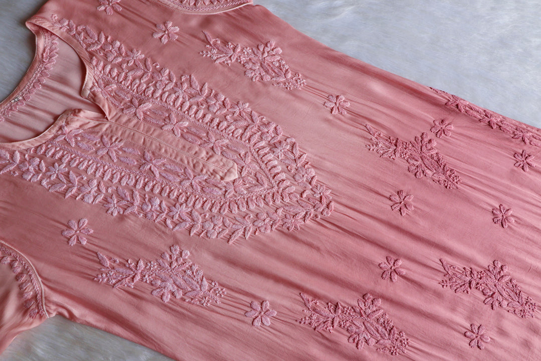 Mahnoor Rosewood Modal Silk Kurta Set