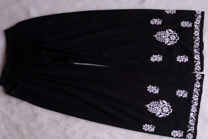 Benafsha Black Rayon Kurta Pant set