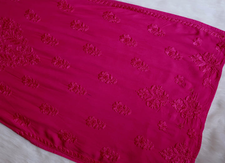 Azel Deep Pink 2 piece Rayon set