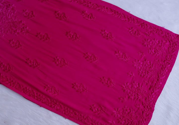Farhaa Deep Pink 2 piece Rayon set