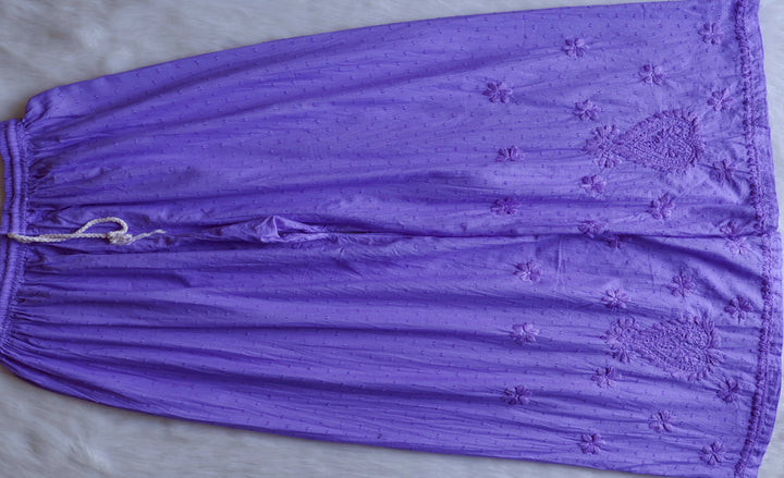 Nazakat Lavender 3 Piece Cotton Kurta set