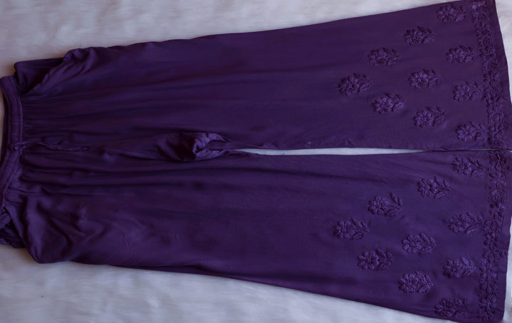 Iqra Dusty Purple 2 piece Rayon set